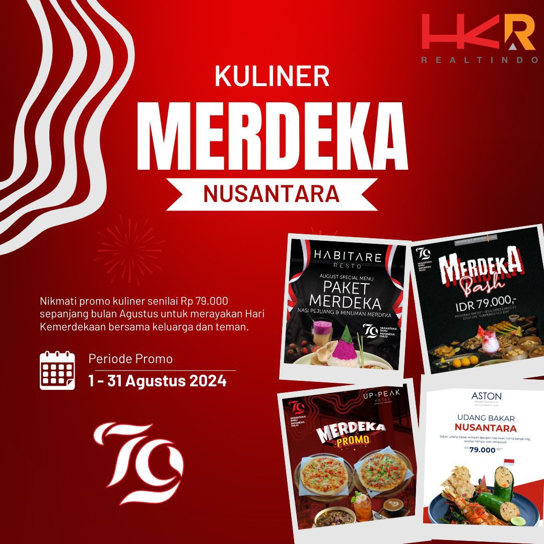 Sambut Hari Kemerdekaan Ke 79, HKR Hadirkan Paket Promo Kuliner Nusantara