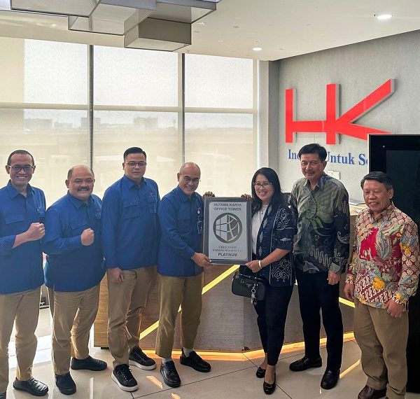 HK Tower Kembali Raih GREENSHIP “Platinum” dengan Skor Sempurna